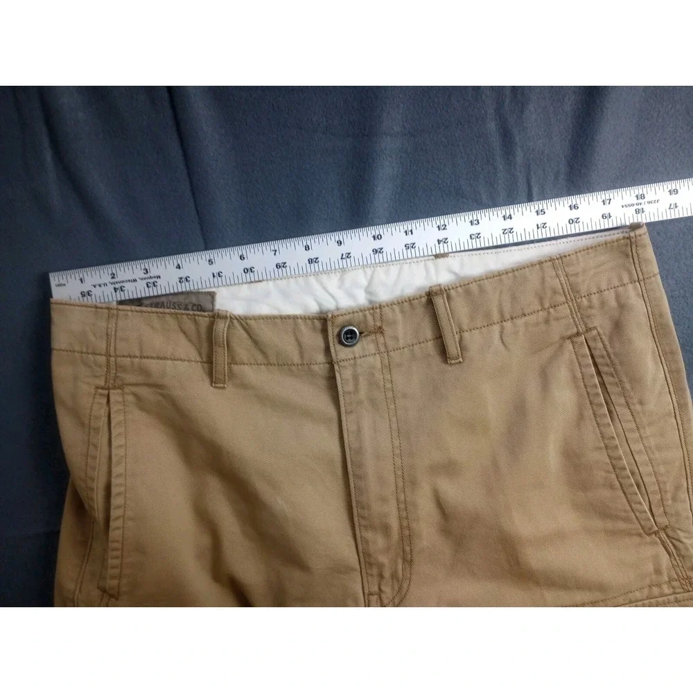 Levis 12462 Pants Mens 34 x 32 Ace Military Cargo Tan Beige Baggy Y2K